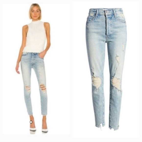 ❌SOLD❌Mother The Super Stunner Ankle Jeans in Say Amen, Again! - Picture 2 of 12